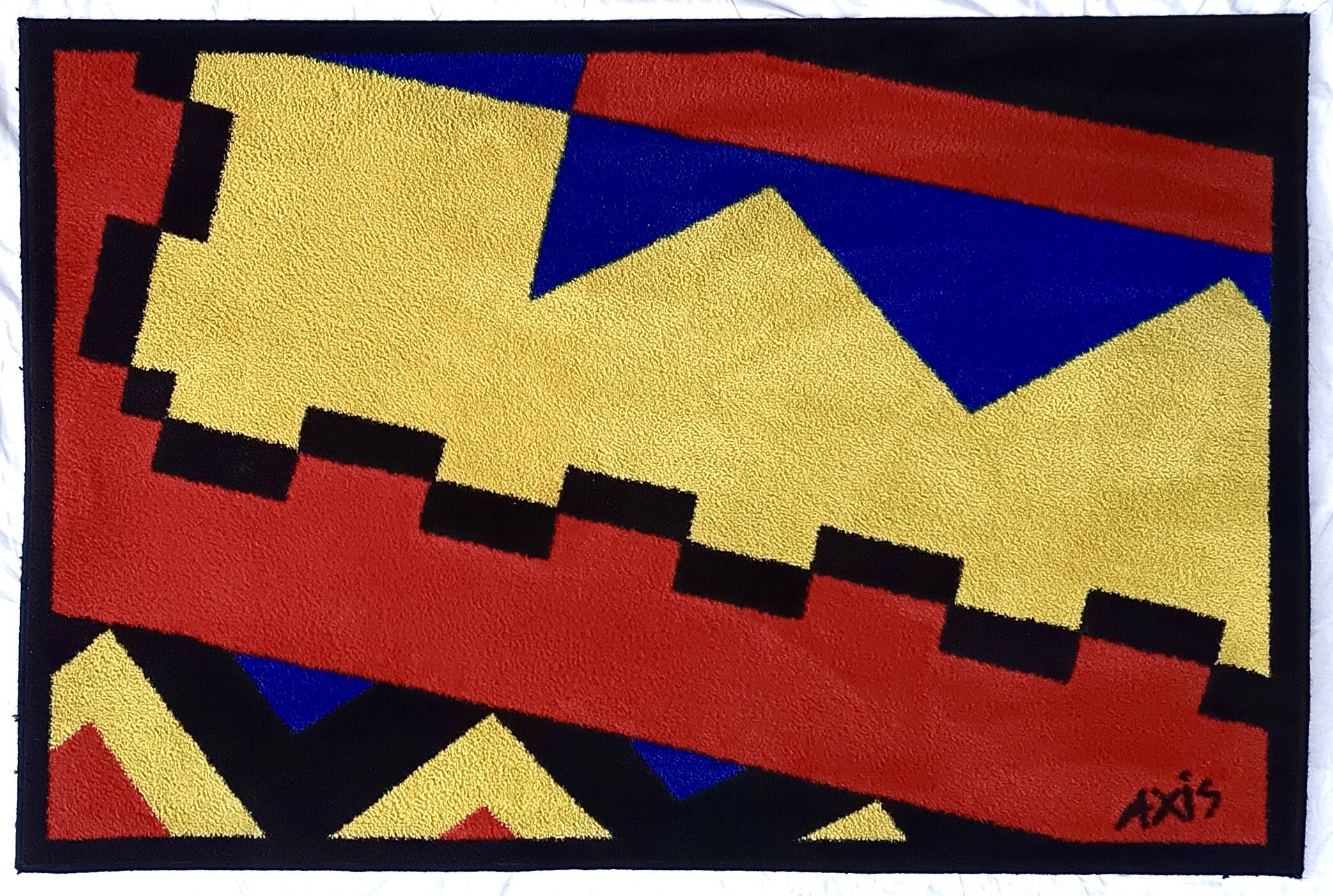 Axis wool rug by Louis de Poortere, 1982