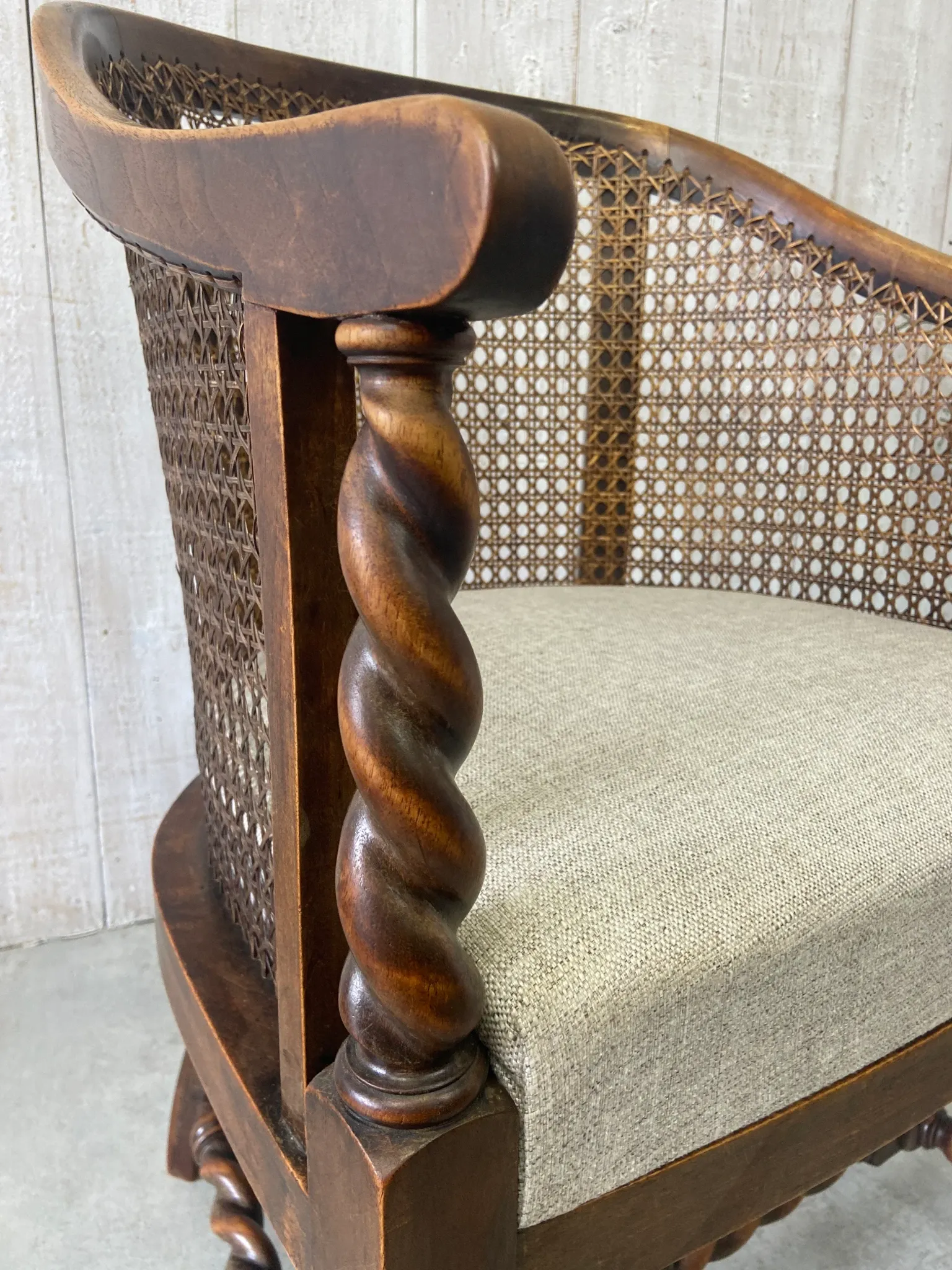 Chair with cane work
