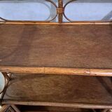Rattan shelf