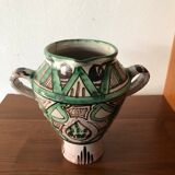 Vintage ceramics vase signed