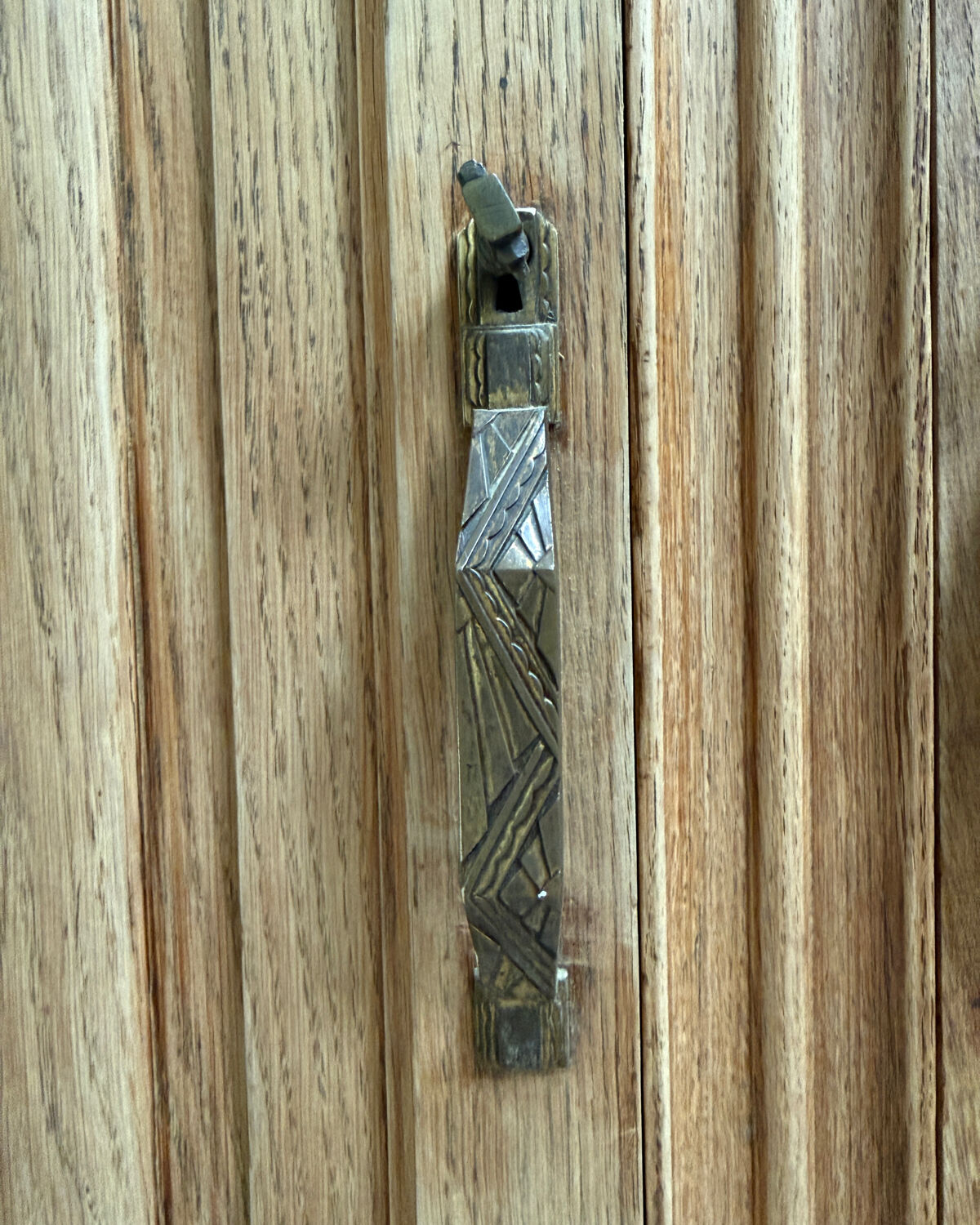 Large Art Deco oak wardrobe (renovated)