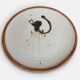 Large round serving platter Pottery of the Dove