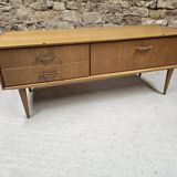 Vintage 1970s low sideboard