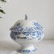 Ironstone tureen, "Snowball" pattern, Saint Amand et Hamage