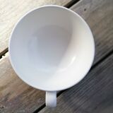 White ceramic cup