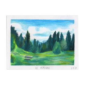 Dessin original Le Vercors