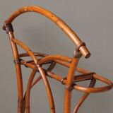 Umbrella door XIXth Rattan and Osier