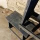 3 tabouret bas bleu gris