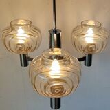 Chrome chandelier from the 70s