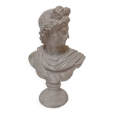 Bust of Apollo, sculpture, casting, resin and stone powder