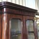 Stamped Victorian bookcase Wylie & Lochhead mahogany end XIX