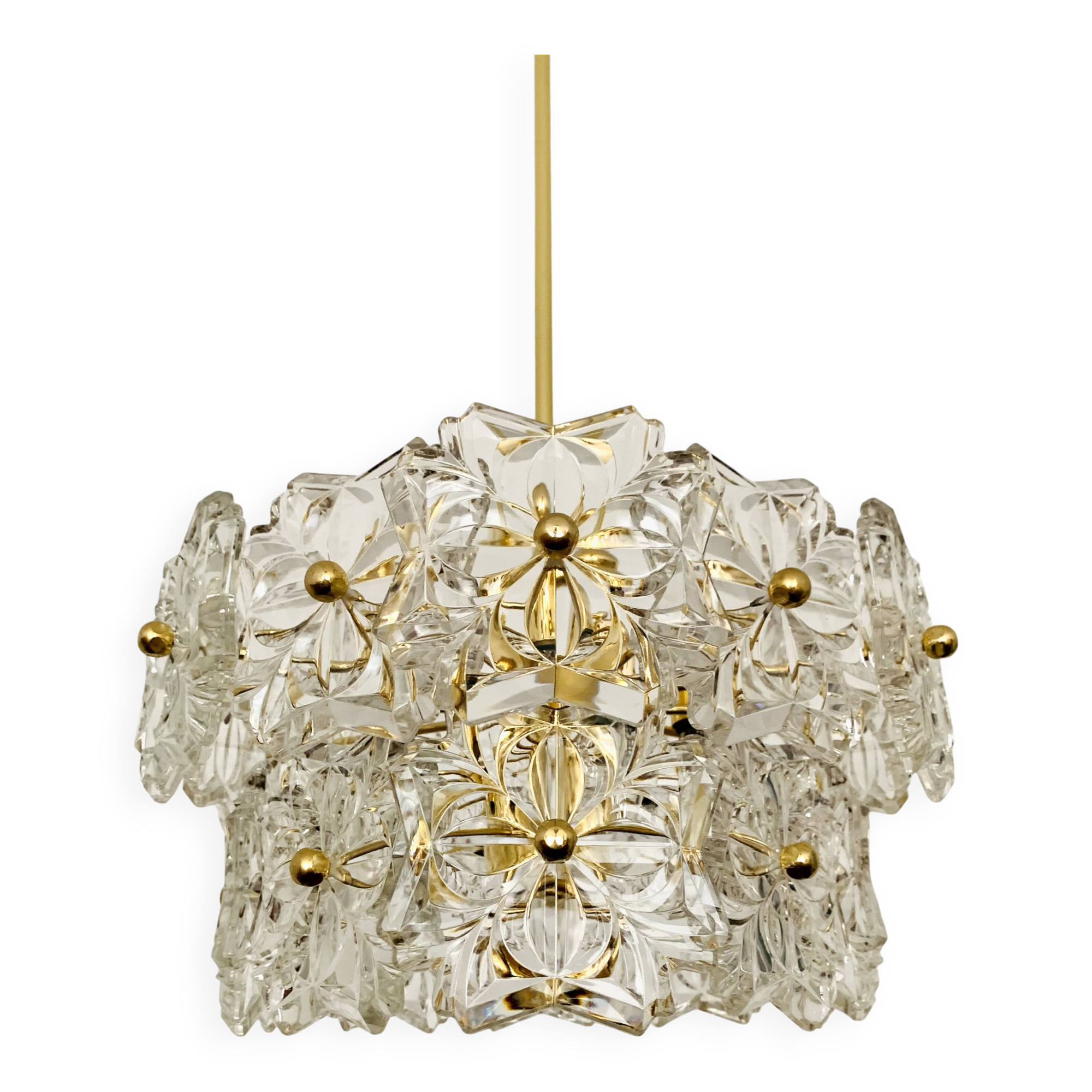 Crystal Glass Chandelier by Sölken