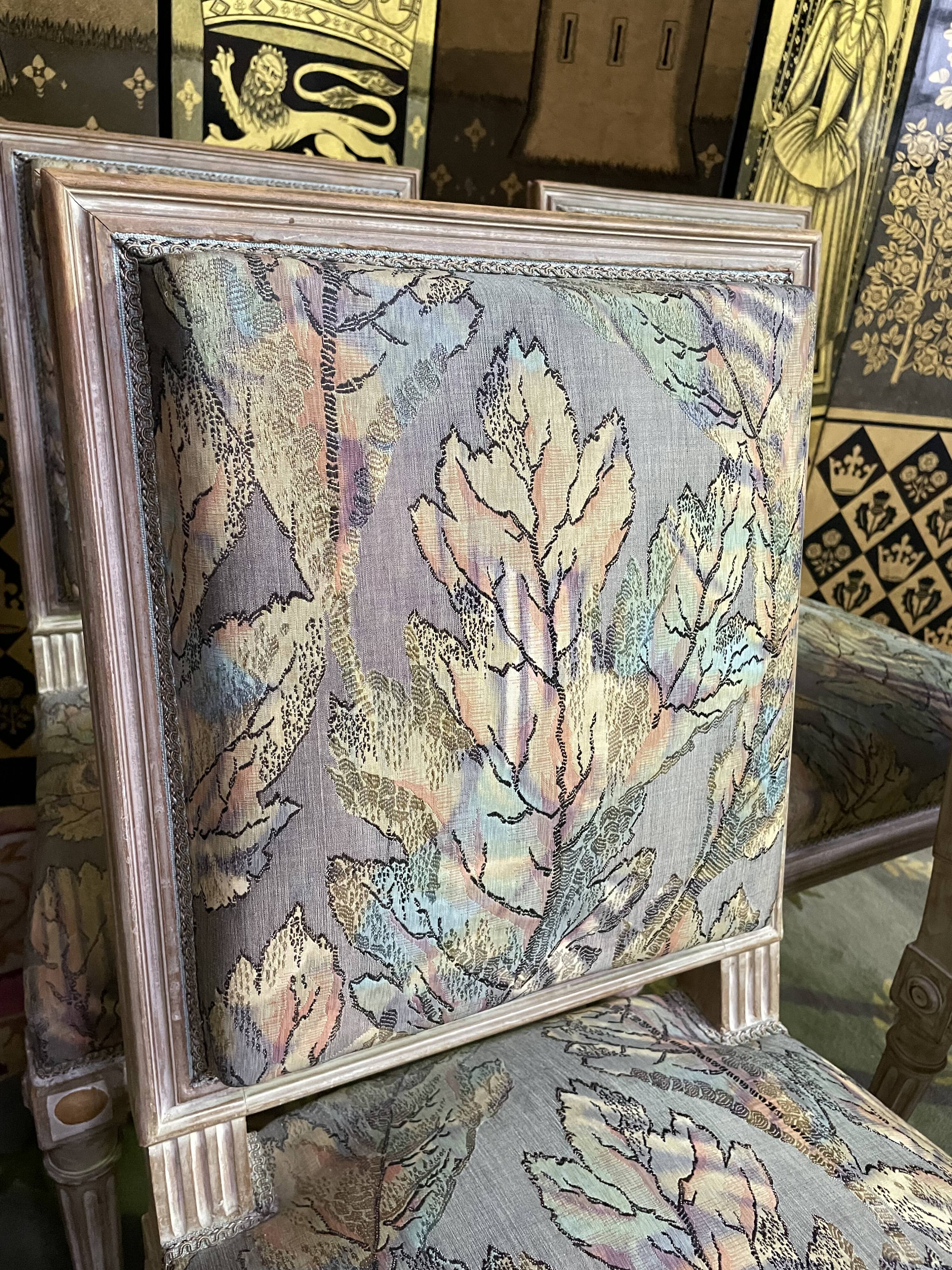 6 Louis XVI style chairs