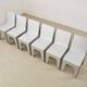 Very rare Set of 6 Alu Chairs by Richard Hutten for Hidden Netherlands 2000