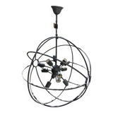 Sputnik signature metal chandelier