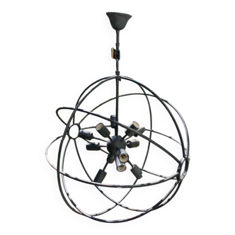 Sputnik signature metal chandelier