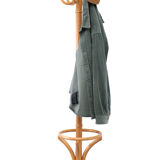 Beech standing coat rack Thonet 1960s
