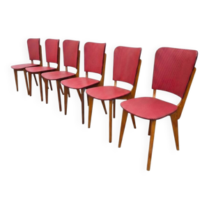 6 chaises vintage en
