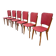 6 vintage oak chairs from the 1960s