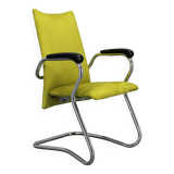 1970s German Tubular Armchair or Desk Chair, Restored