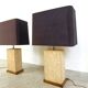 Pair of pierre de France table lamps, 1970s