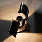 Pair of chrome wall lamps 70s