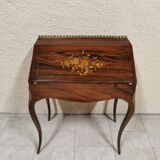 Sloping desk in Louis XV style marquetry