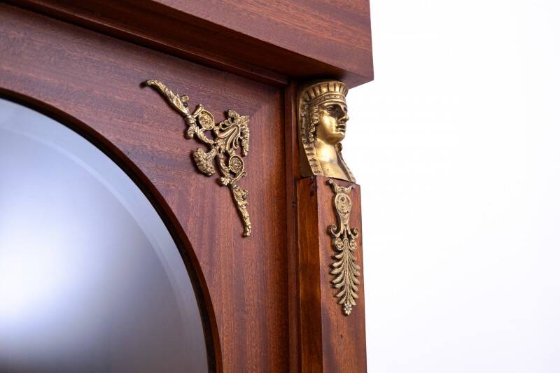 Elegant Empire bookcase, France, circa 1830.