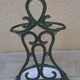 Enamelled cast iron umbrella stand