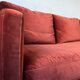 Terracotta convertible velvet sofa