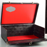 Bertault wooden trunk with drawer