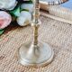 Golden brass chandelier