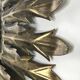 Gold metal sun mirror