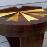 Art Deco console with patterns