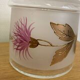 “Thistle” crystal box signed Bourdon