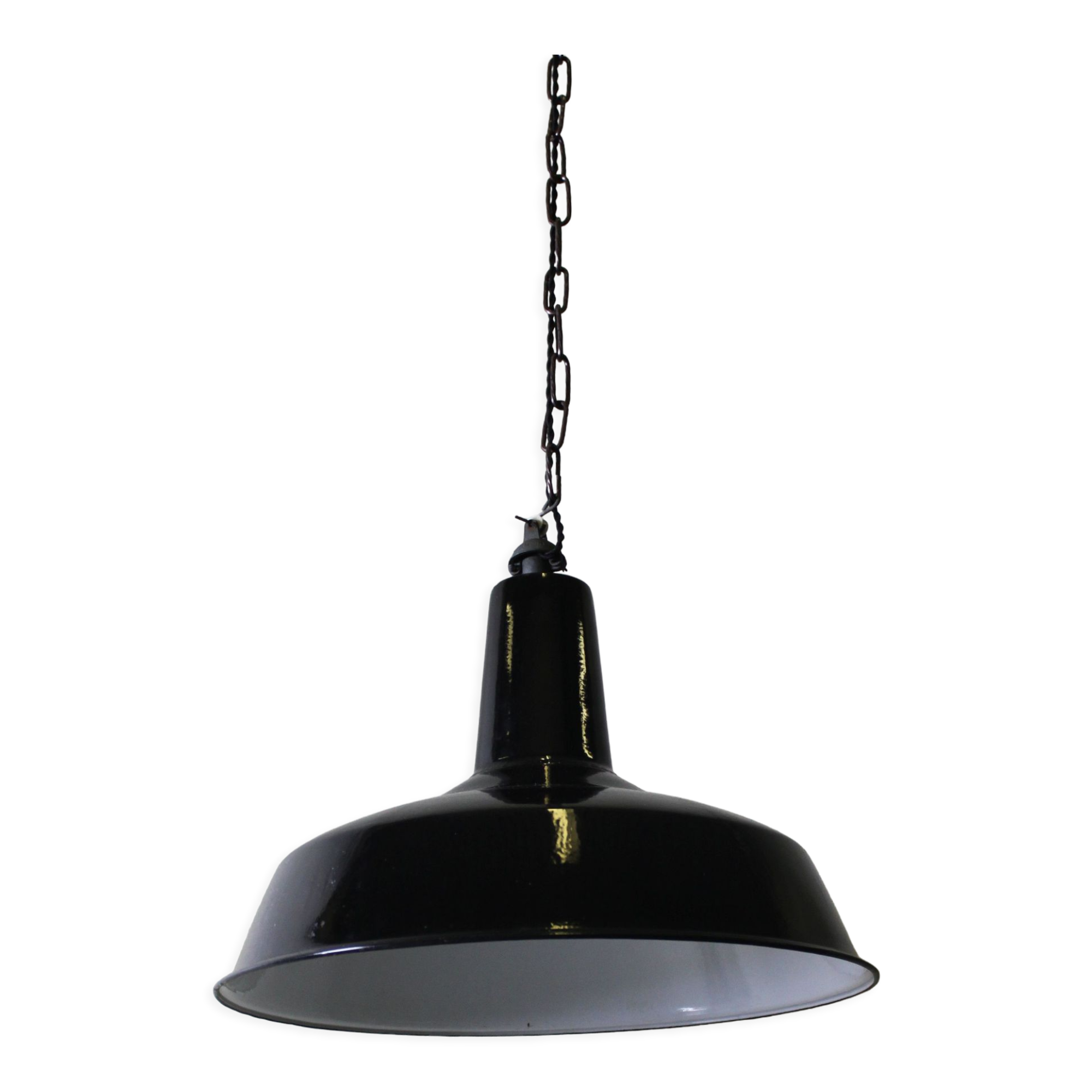 Suspension in enamelled sheet metal, Reluma, 1950