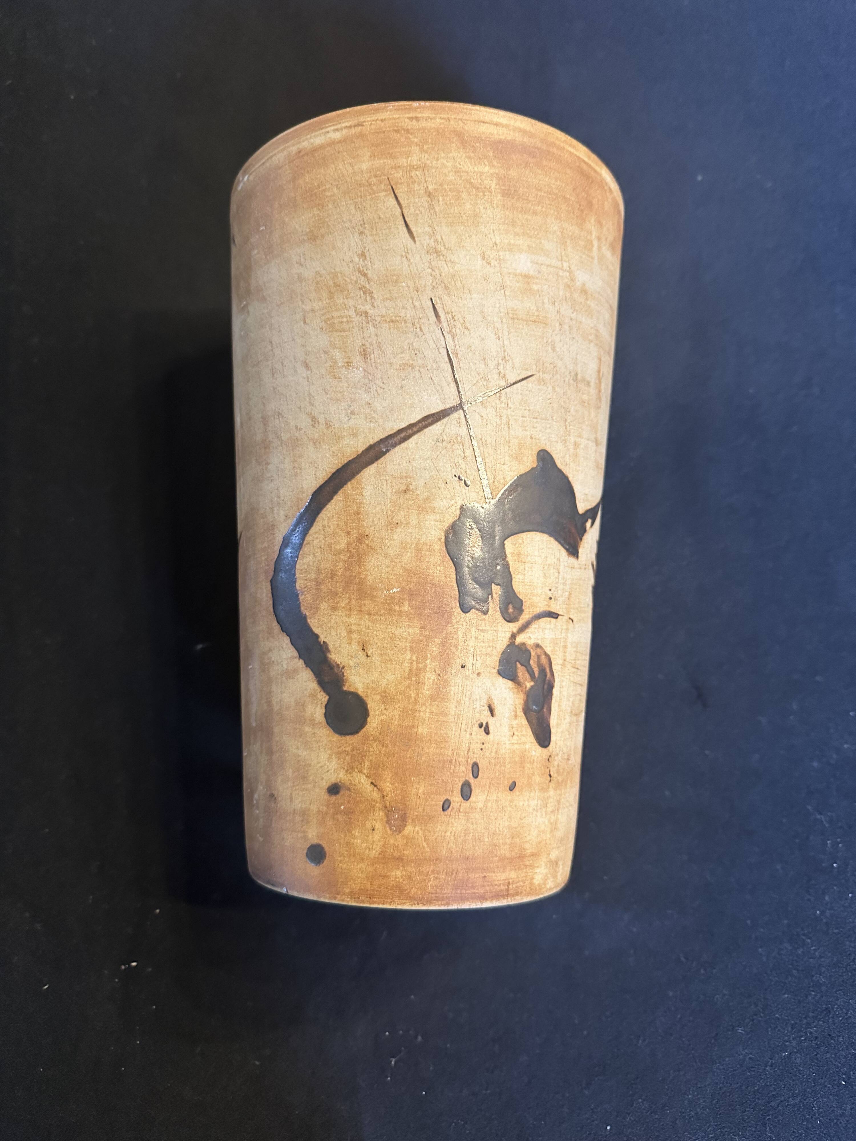 Vase en grès émaillé - Poterie de la Colombe