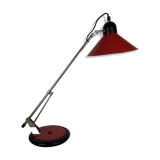 Articulated desk lamp Aluminor large model, red