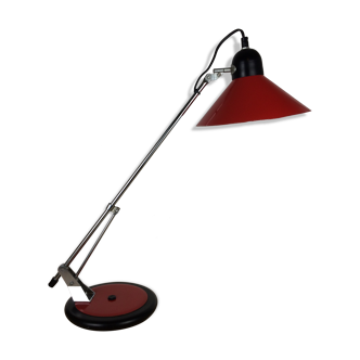 Articulated desk lamp Aluminor large model, red