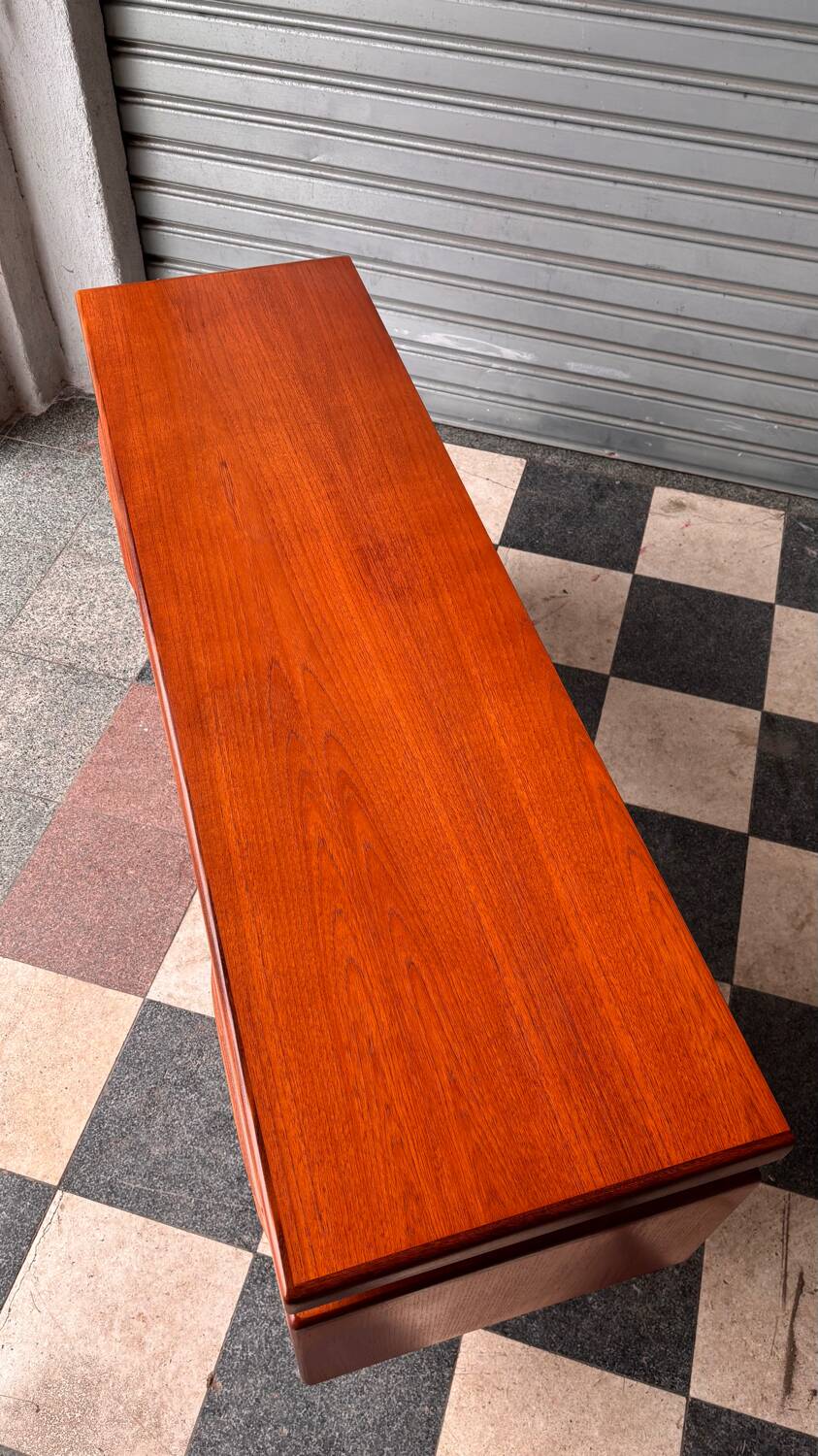 Gplan teak dressing table / desk / console