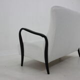 1960s italian 2-seater sofa in bouclé