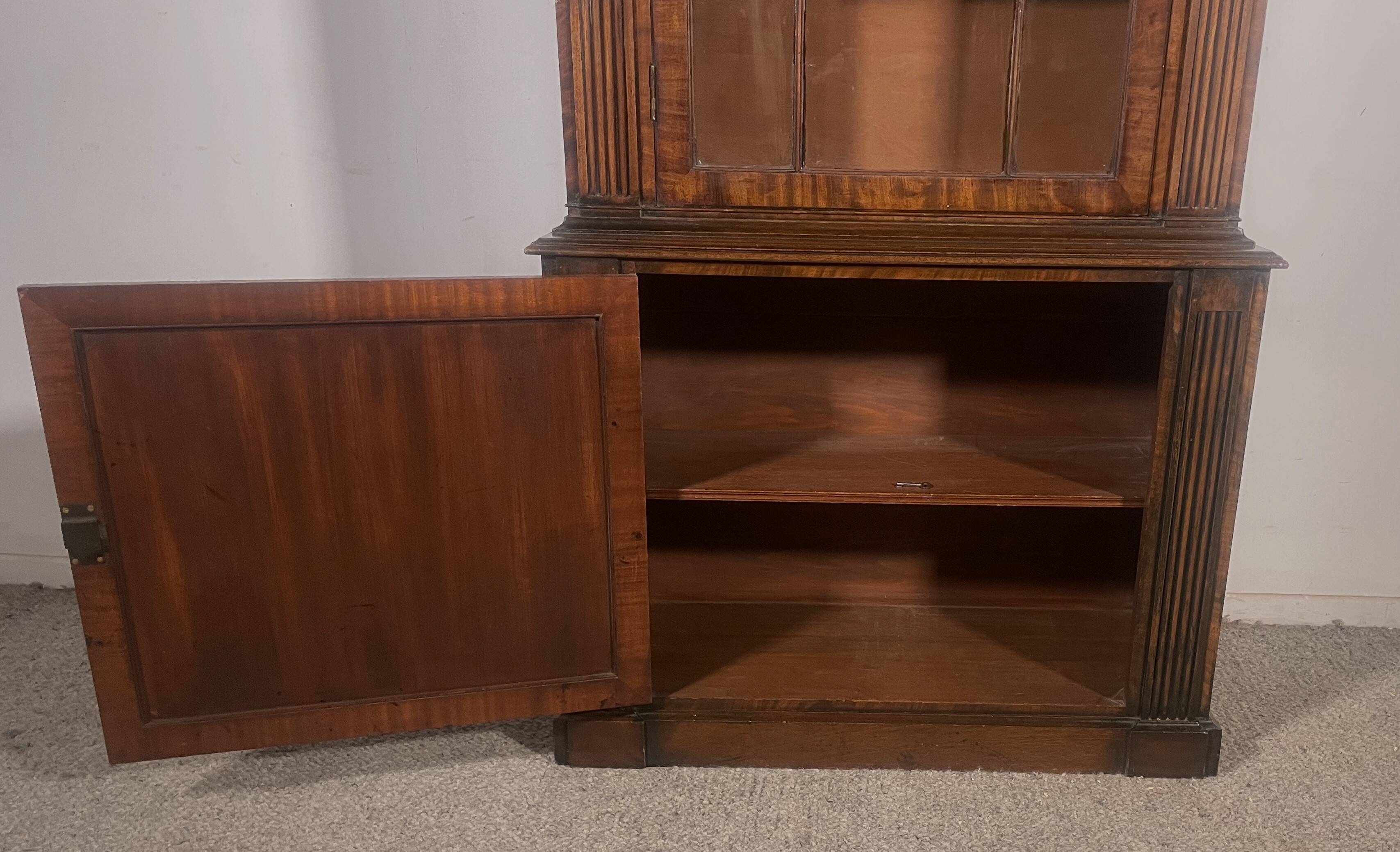 early 19th century mahogany bookcase