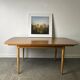 Schreiber Mid Century Extending Formica Dining Table Beech Legs 1960s-70s