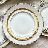 12 Mismatched porcelain plates