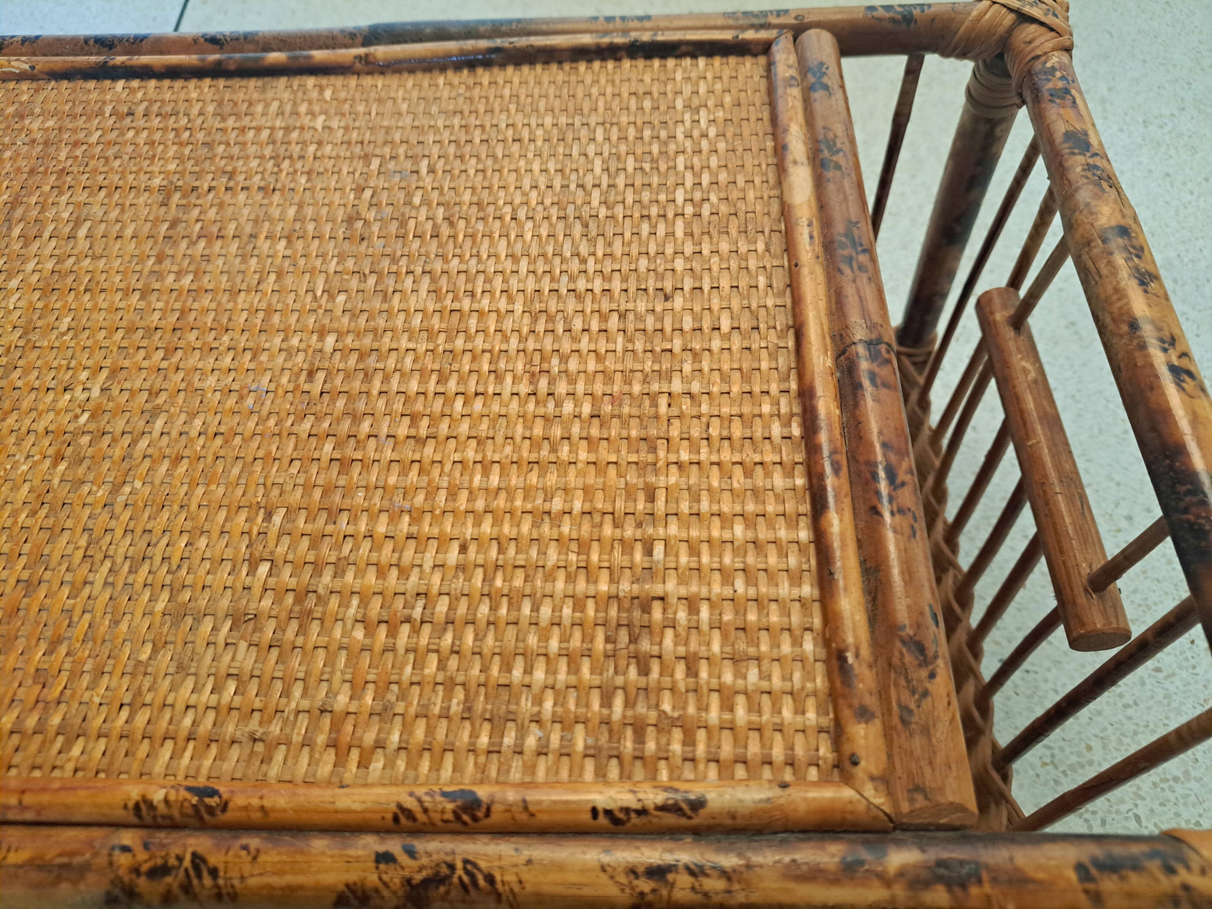 Rattan breakfast tray