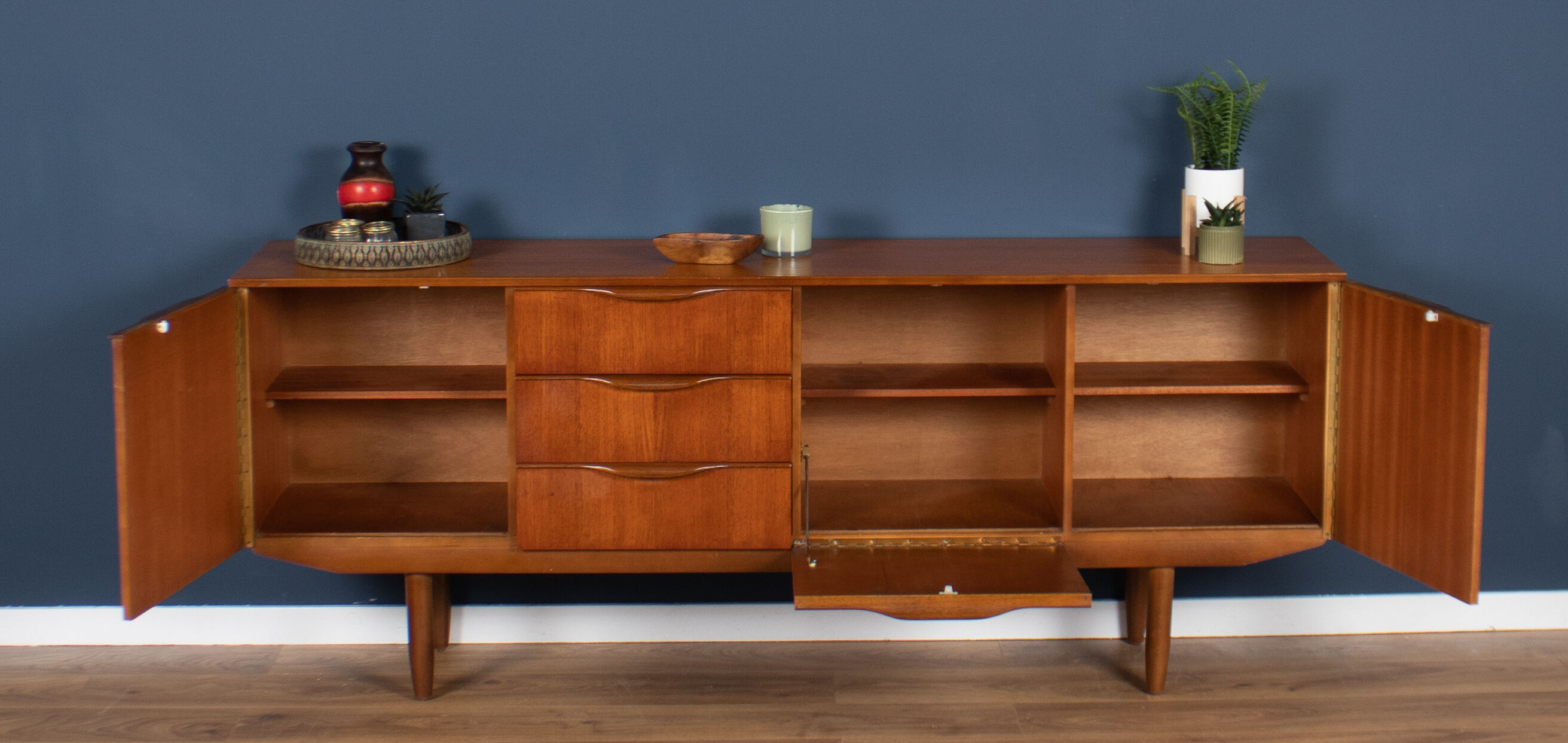 Retro Teak 1960s Stonehill Mid Century Sideboard