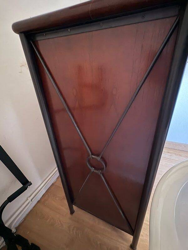 Exotic wood chest of drawers