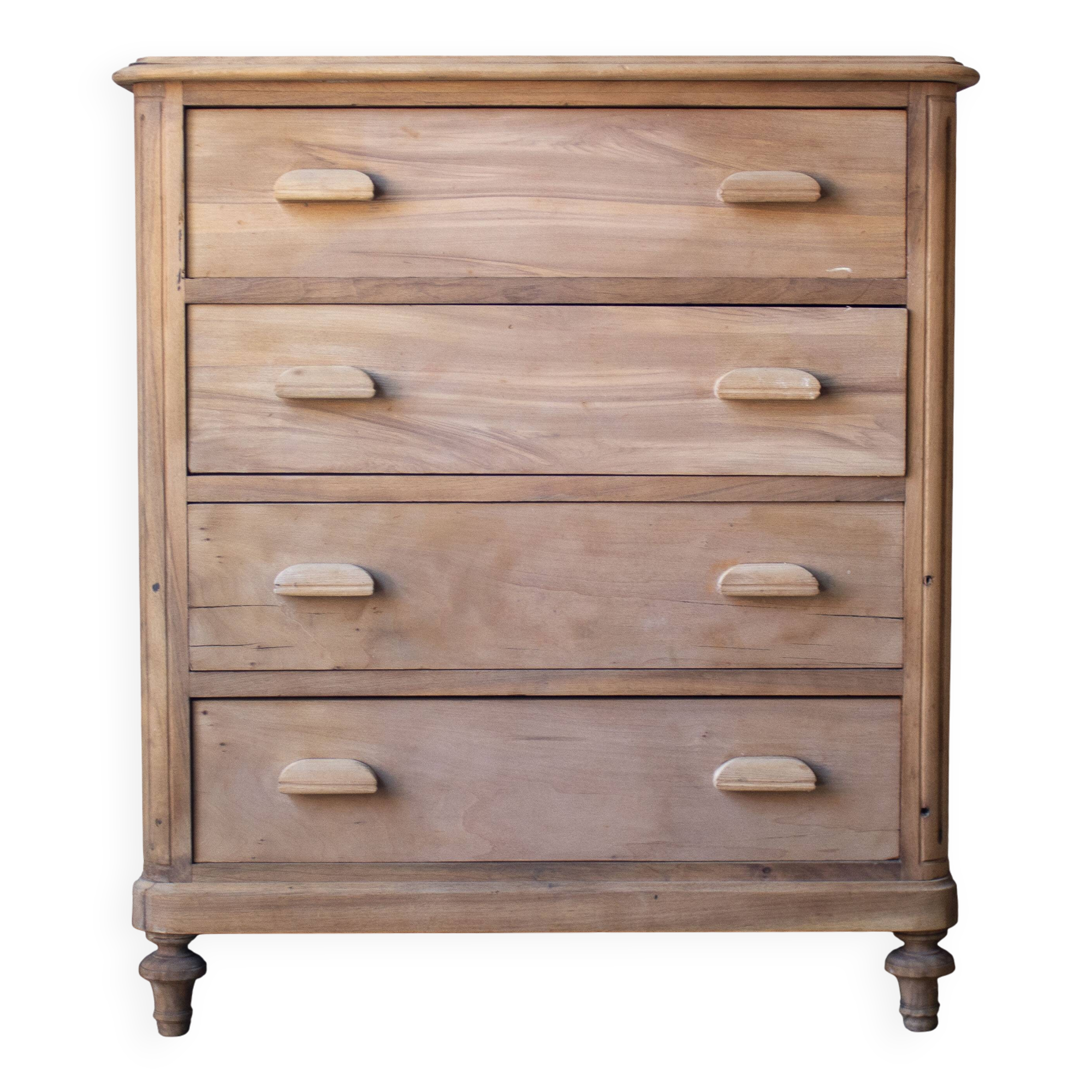 Solid wood chest of drawers