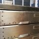Industrial clamshell cabinet, metal lockers
