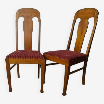 2 chaises Art Déco Danoises